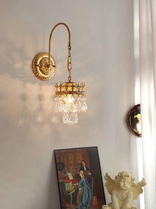 Crystal Crown Sconce.