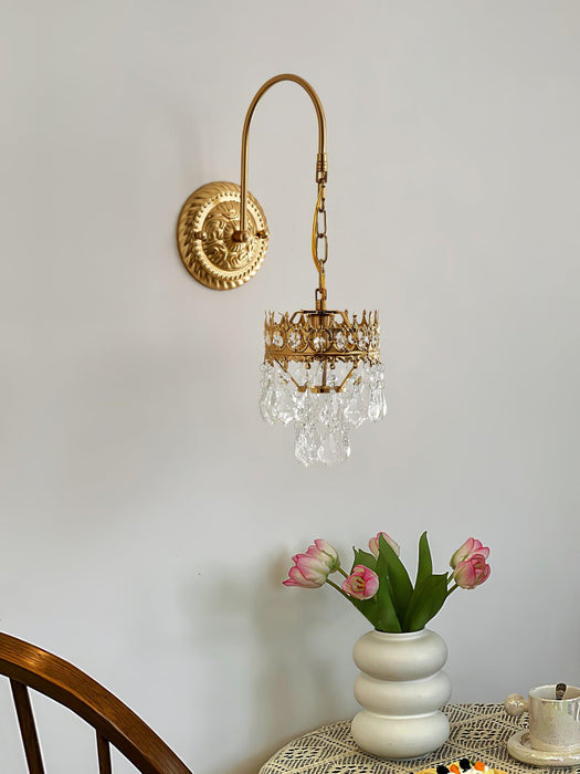 Crystal Crown Sconce-DWHOME
