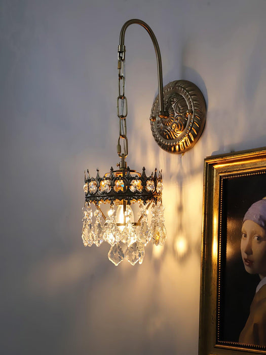 Crystal Crown Sconce-DWHOME