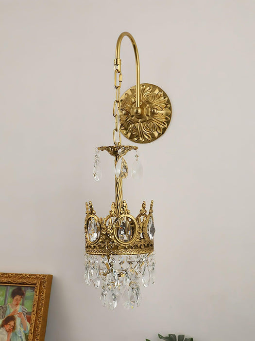 Crystal Crown Wall Light-DWHOME