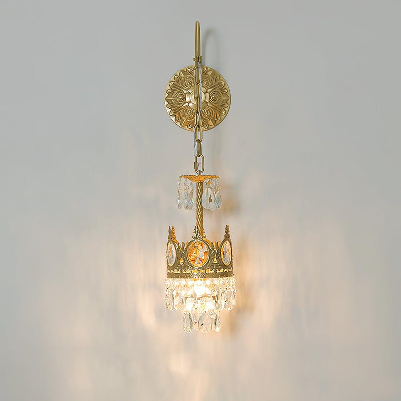 Crystal Crown Wall Light-DWHOME
