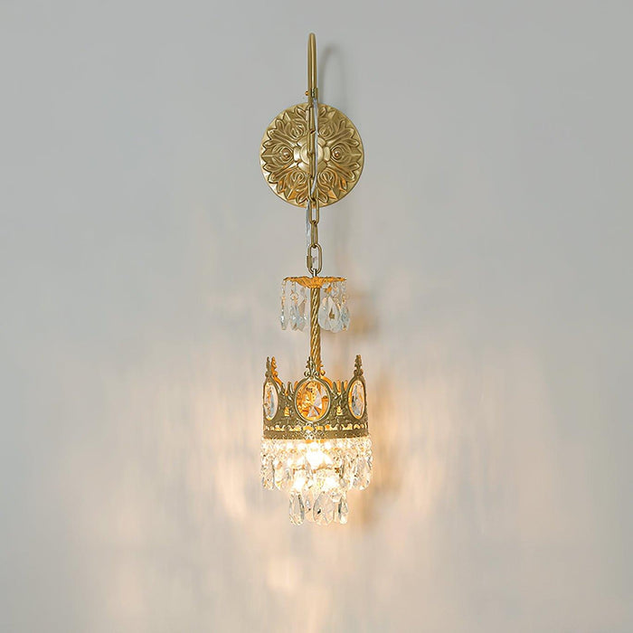 Crystal Crown Wall Light-DWHOME