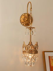Crystal Crown Wall Light-DWHOME