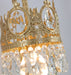 Crystal Crown Wall Light.