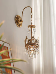 Crystal Crown Wall Light-DWHOME