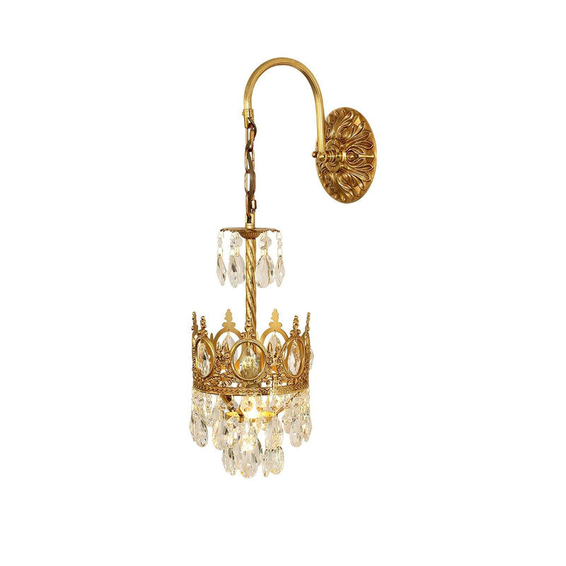 Crystal Crown Wall Light-DWHOME