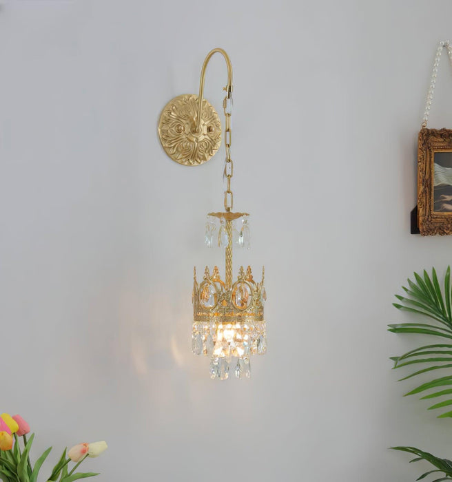 Crystal Crown Wall Light-DWHOME