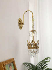 Crystal Crown Wall Light-DWHOME