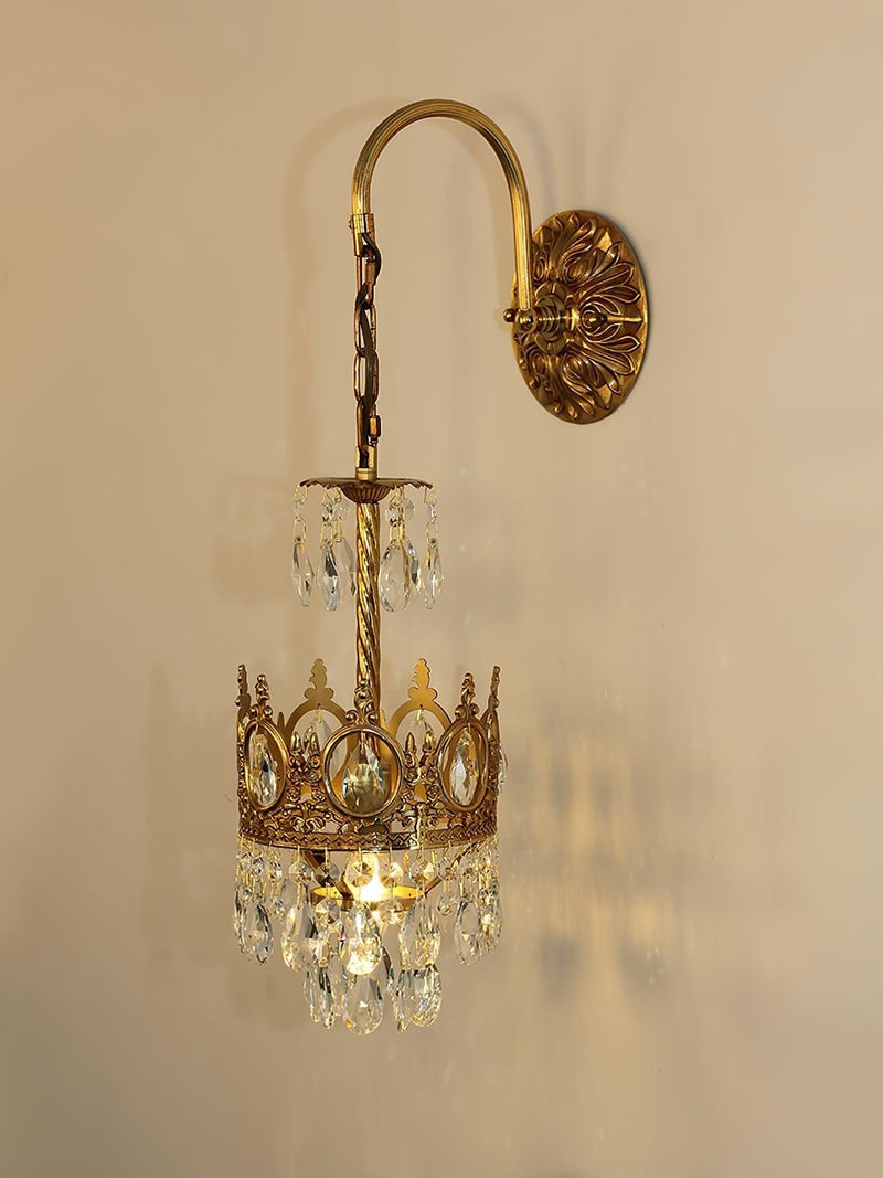 Crystal Crown Wall Light-DWHOME