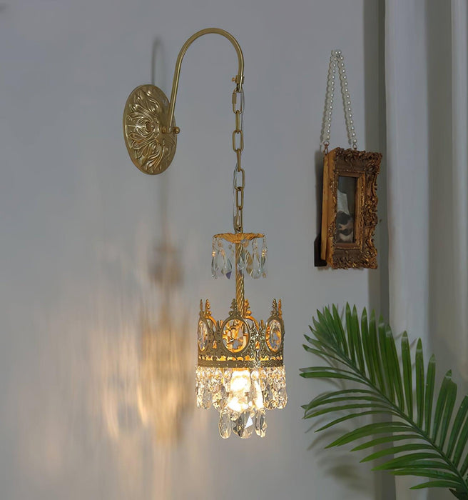 Crystal Crown Wall Light-DWHOME