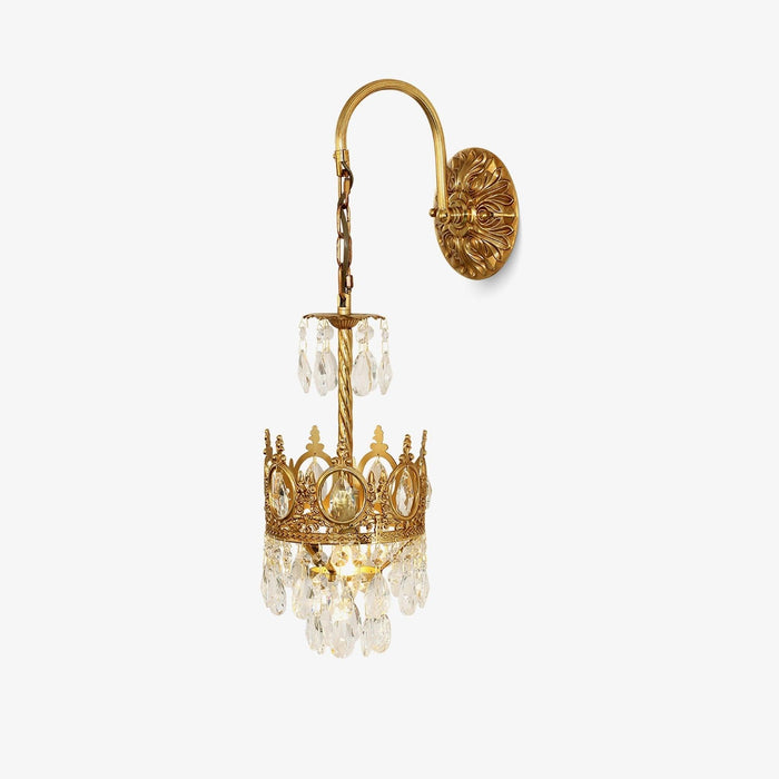 Crystal Crown Wall Light-DWHOME