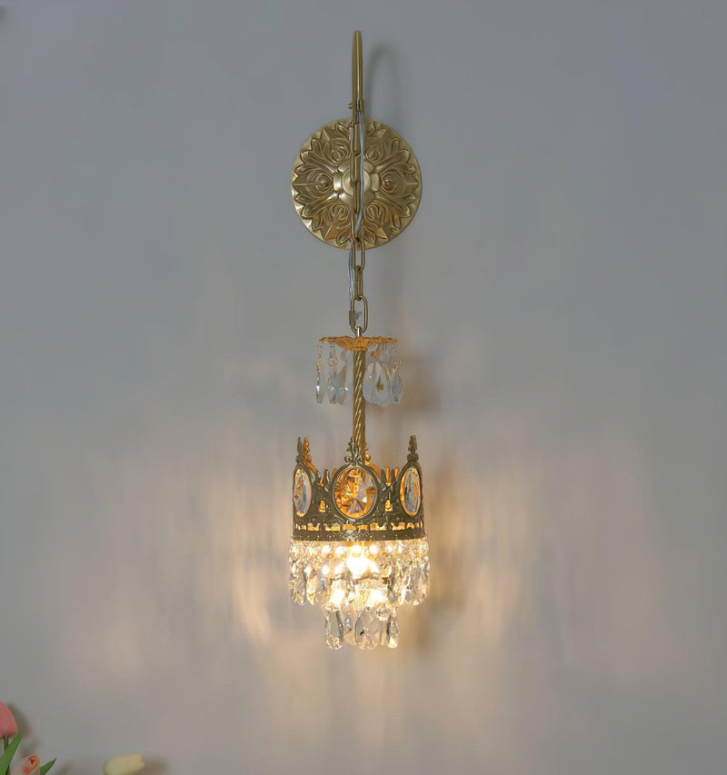 Crystal Crown Wall Light-DWHOME