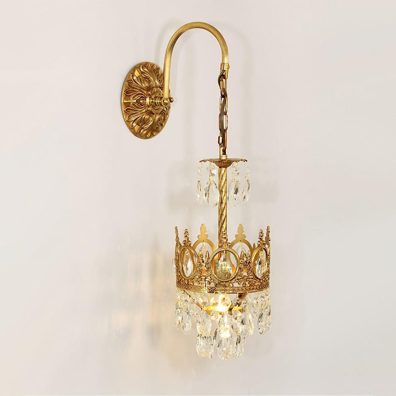 Crystal Crown Wall Light-DWHOME