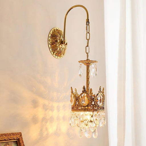 Crystal Crown Wall Light-DWHOME