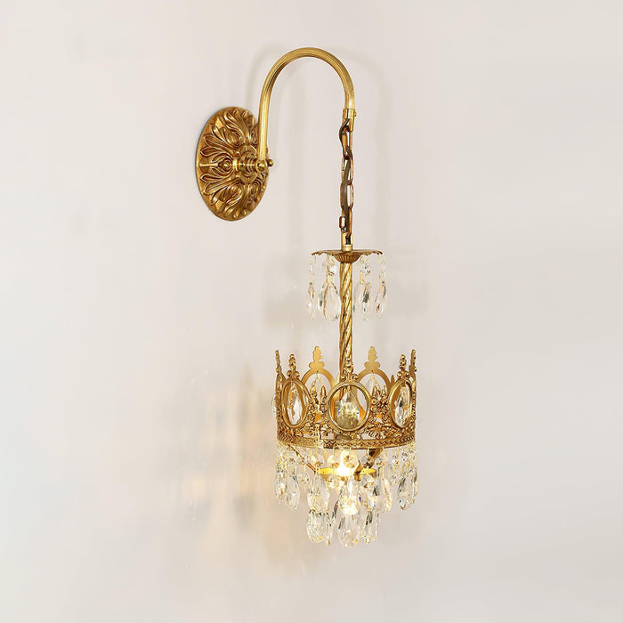 Crystal Crown Wall Light-DWHOME