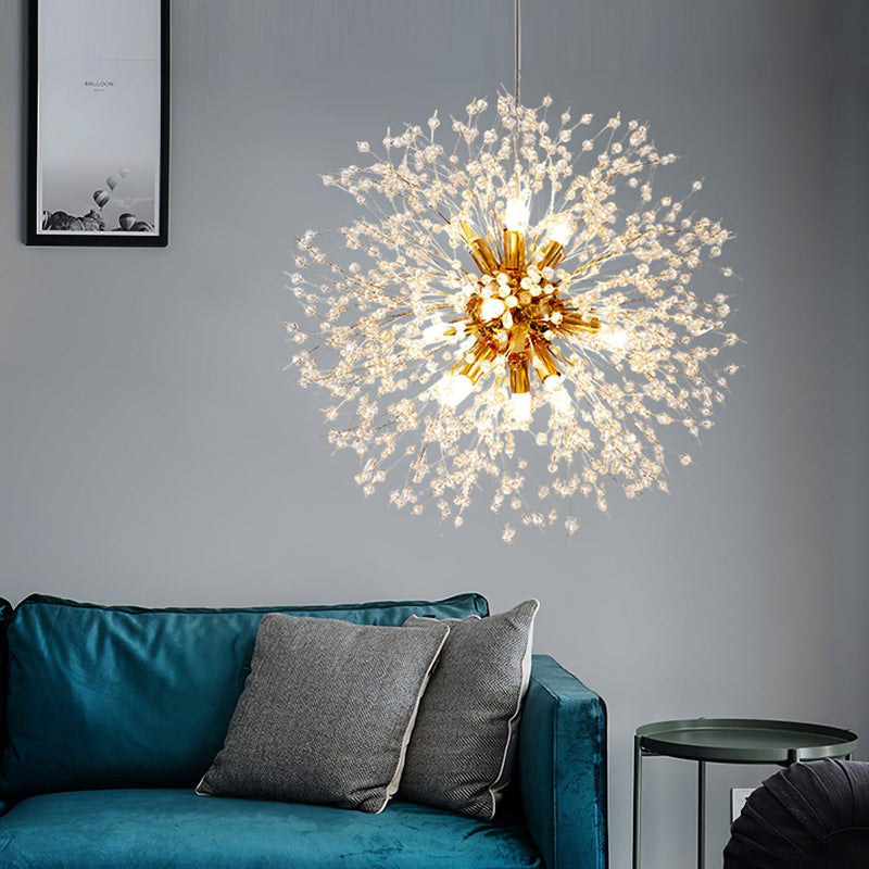 Crystal Dandelion Chandelier-DWHOME