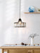 Crystal Drum Pendant Lamp.