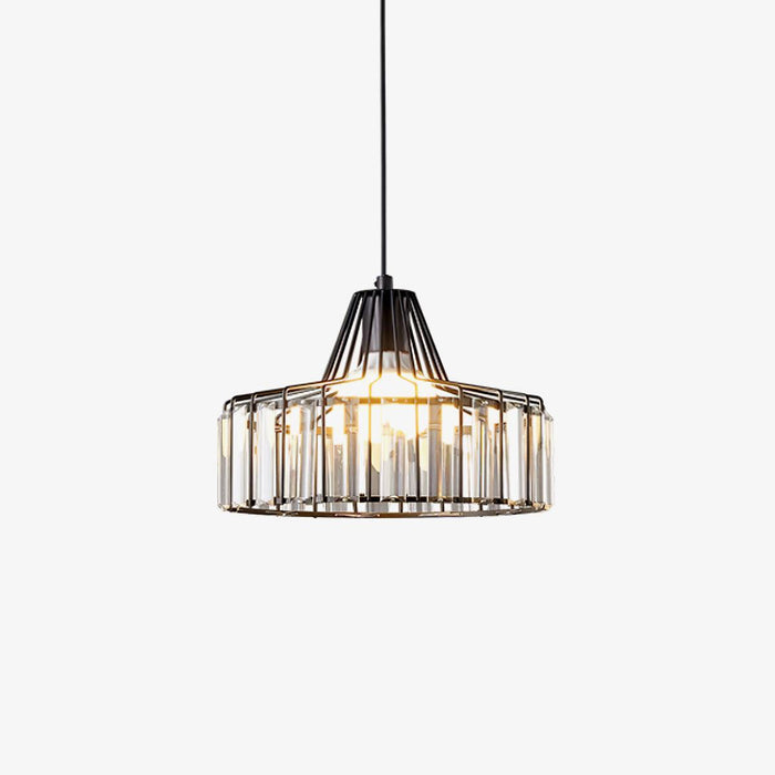 Crystal Drum Pendant Lamp-DWHOME