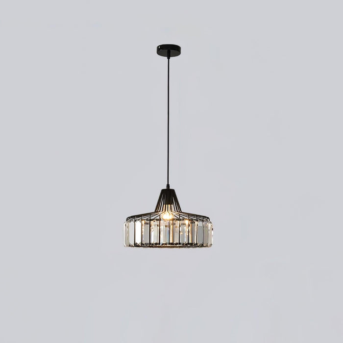 Crystal Drum Pendant Lamp-DWHOME