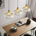 Crystal Drum Pendant Lamp.