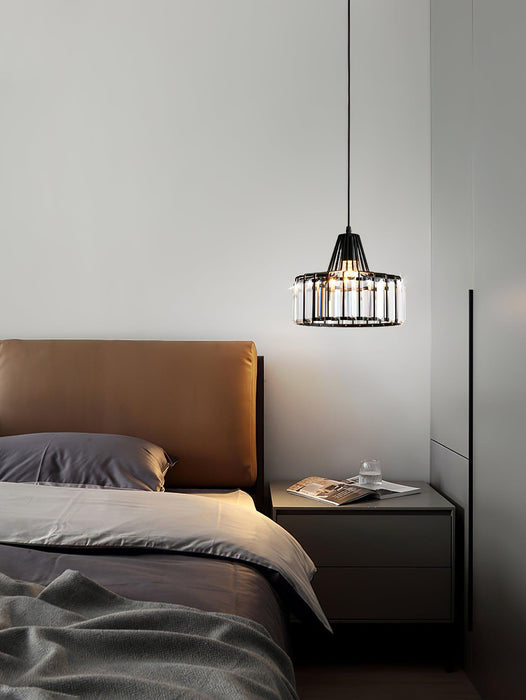 Crystal Drum Pendant Lamp - Vakkerlight