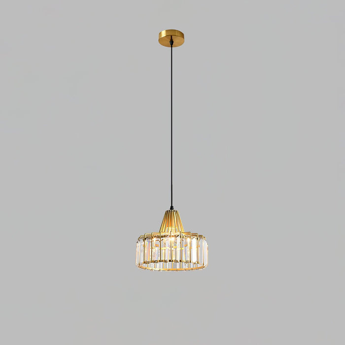 Crystal Drum Pendant Lamp-DWHOME