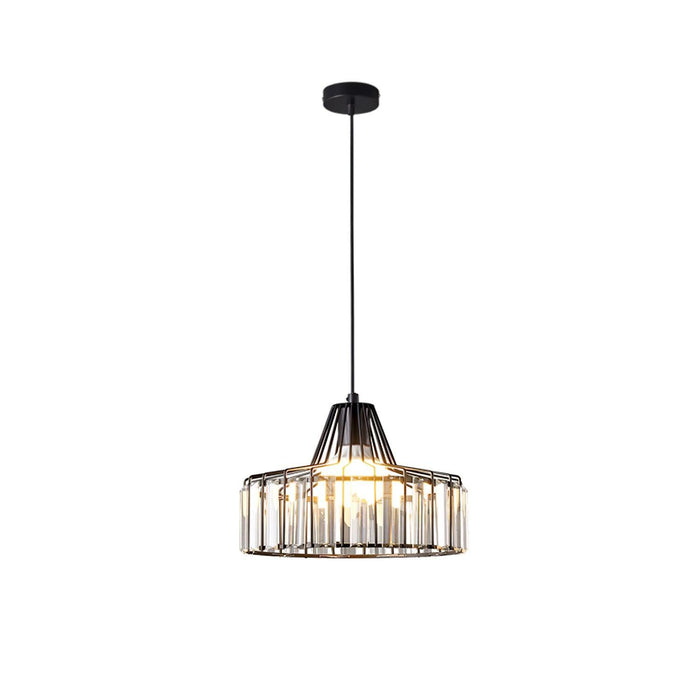 Crystal Drum Pendant Lamp-DWHOME