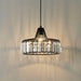 Crystal Drum Pendant Lamp.