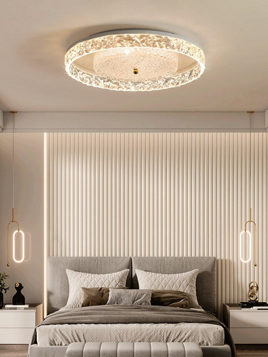 Crystal Embedded Ceiling lamp.