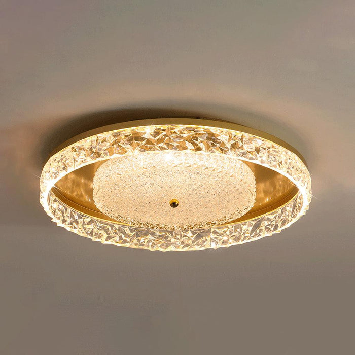 Crystal Embedded Ceiling lamp.