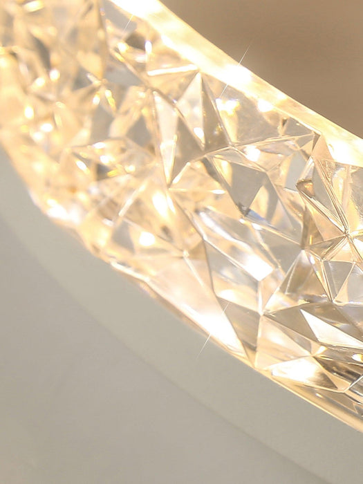 Crystal Embedded Ceiling lamp.