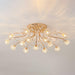 Crystal Flower Ceiling Light-DWHOME