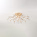 Crystal Flower Ceiling Light.