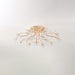 Crystal Flower Ceiling Light-DWHOME