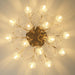 Crystal Flower Ceiling Light-DWHOME