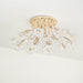 Crystal Flower Ceiling Light-DWHOME