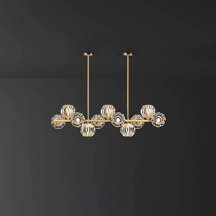 Crystal Glass Ball Chandelier - DWHOME