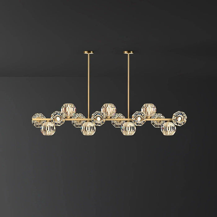 Crystal Glass Ball Chandelier - DWHOME