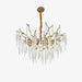 Crystal Icicles Branch Brass Chandelier - DWHOME