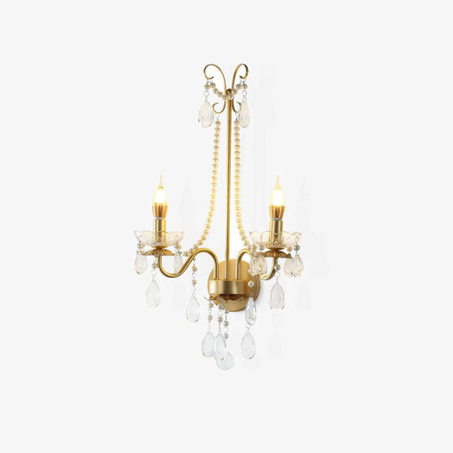 Crystal Pearl Chain Wall Lamp-DWHOME