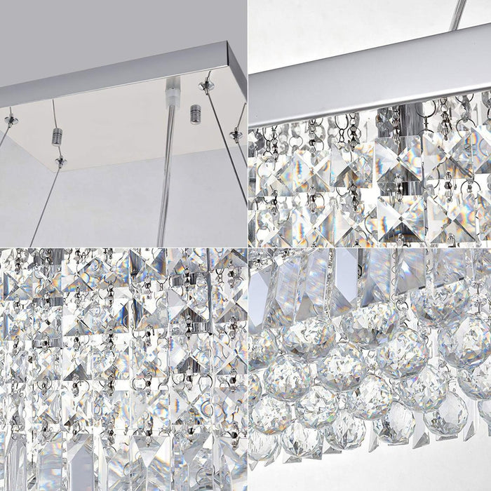 Crystal Raindrop Chandelier - DWHOME