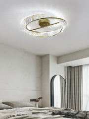 Crystal Rings Ceiling Lamp-DWHOME