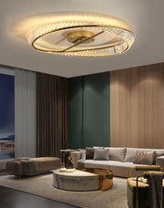 Crystal Rings Ceiling Lamp-DWHOME