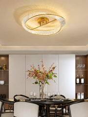Crystal Rings Ceiling Lamp-DWHOME