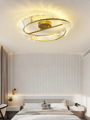Crystal Rings Ceiling Lamp-DWHOME