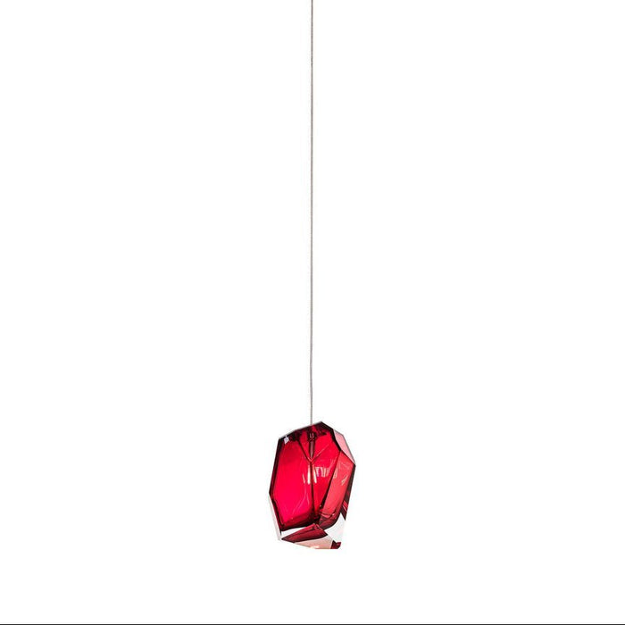 Crystal Rock Cluster Pendant Light