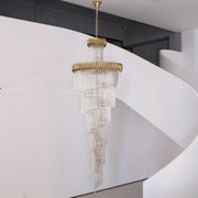 Crystal Spiral Chandelier-DWHOME