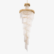 Crystal Spiral Chandelier-DWHOME