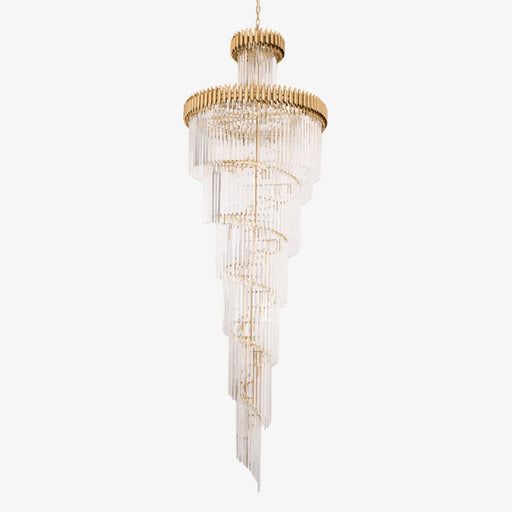 Crystal Spiral Chandelier-DWHOME