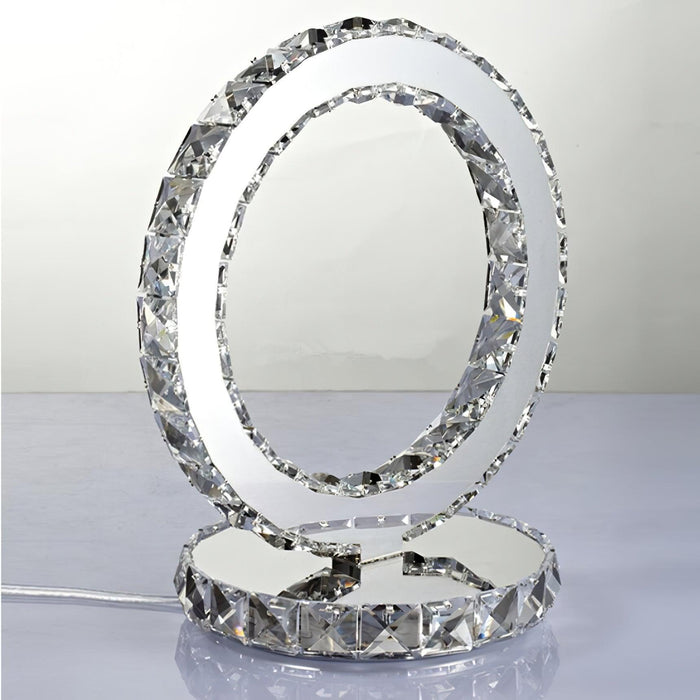 Crystal Rings Table Lamp-DWHOME